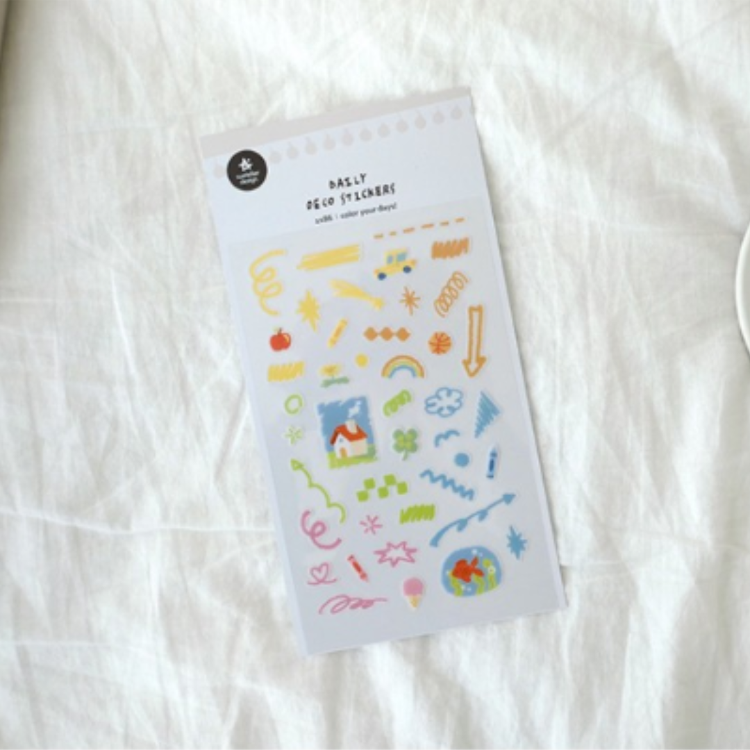 Suatelier Daily Deco Sticker — color your days! — sticker detail