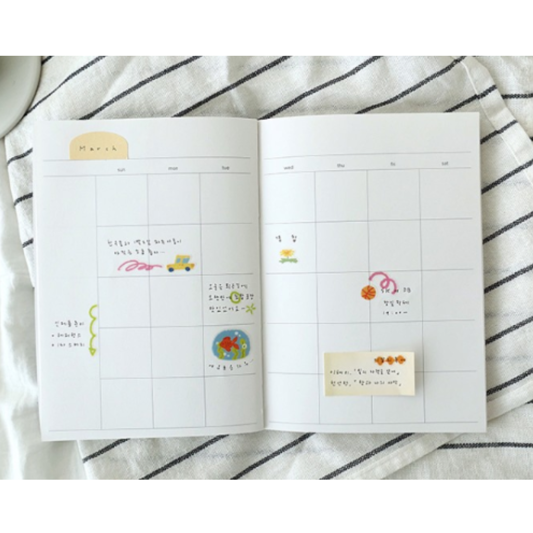 Suatelier Daily Deco Sticker — color your days! — close-up