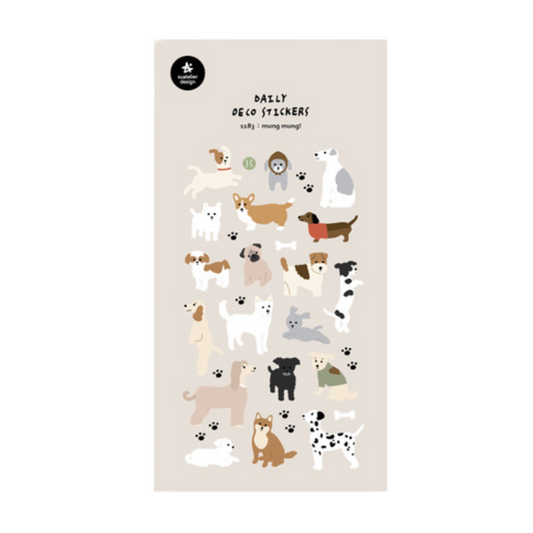 Suatelier Daily Deco Sticker — mung mung! — sheet front
