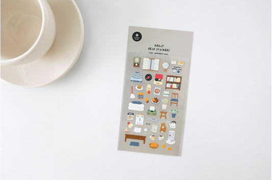 Suatelier Daily Deco Stickers — Grandpa's Room — sticker detail