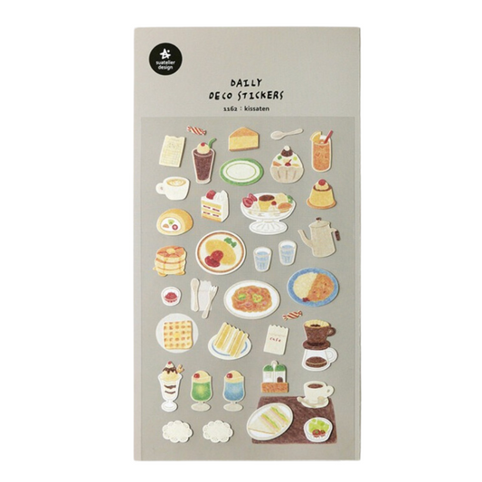 Suatelier Daily Deco Stickers — Kissaten — sheet front