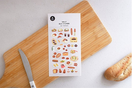 Suatelier Sticker — Food Trip #7 — sticker detail
