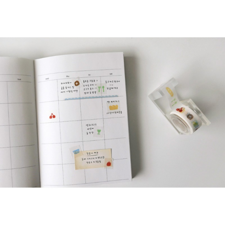 Suatelier Masking Tape — Illust.07 — flat lay