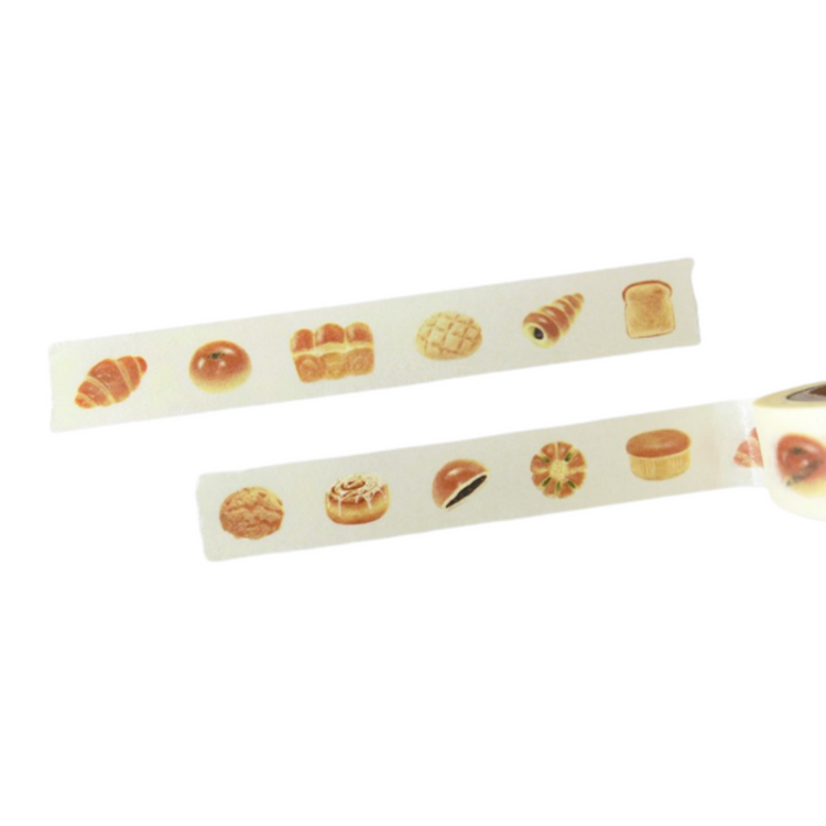 Suatelier Masking Tape — Illust.08 — rolled out on paper