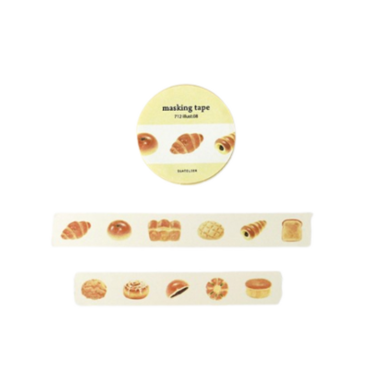 Suatelier Masking Tape — Illust.08 — roll front