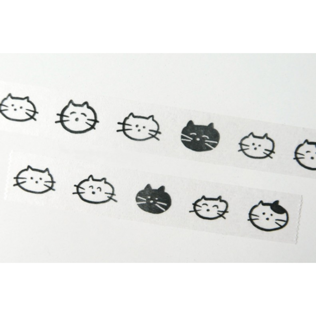 Suatelier Masking Tape — Illust.10 — rolled out on paper