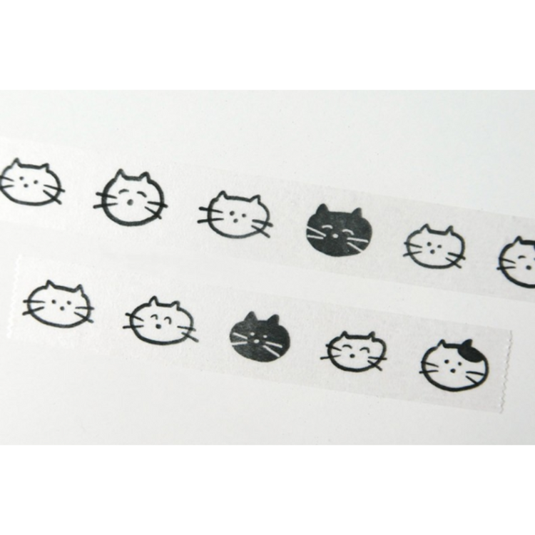 Suatelier Masking Tape — Illust.10 — rolled out on paper