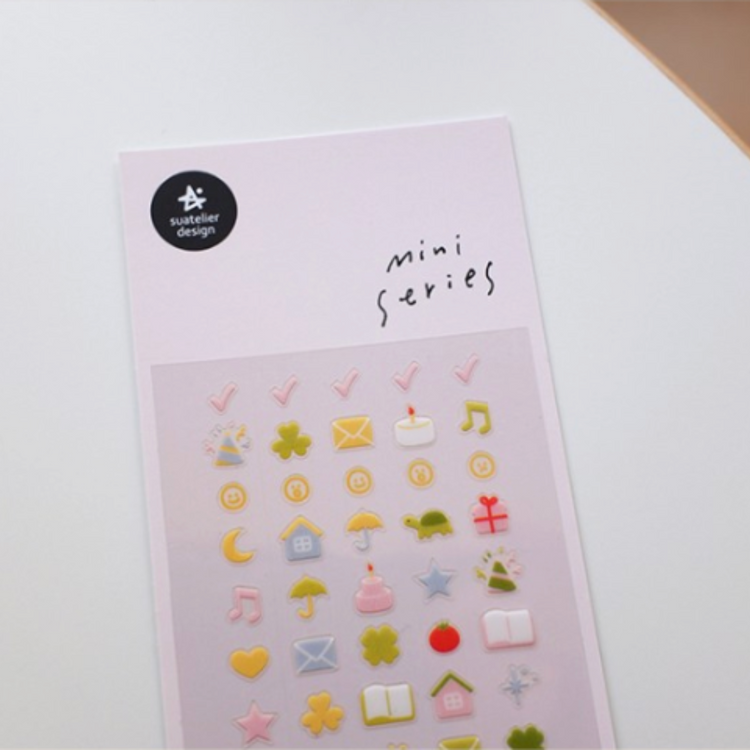 Suatelier Mini Series Sticker — Deco.17 (D-day) — with packaging