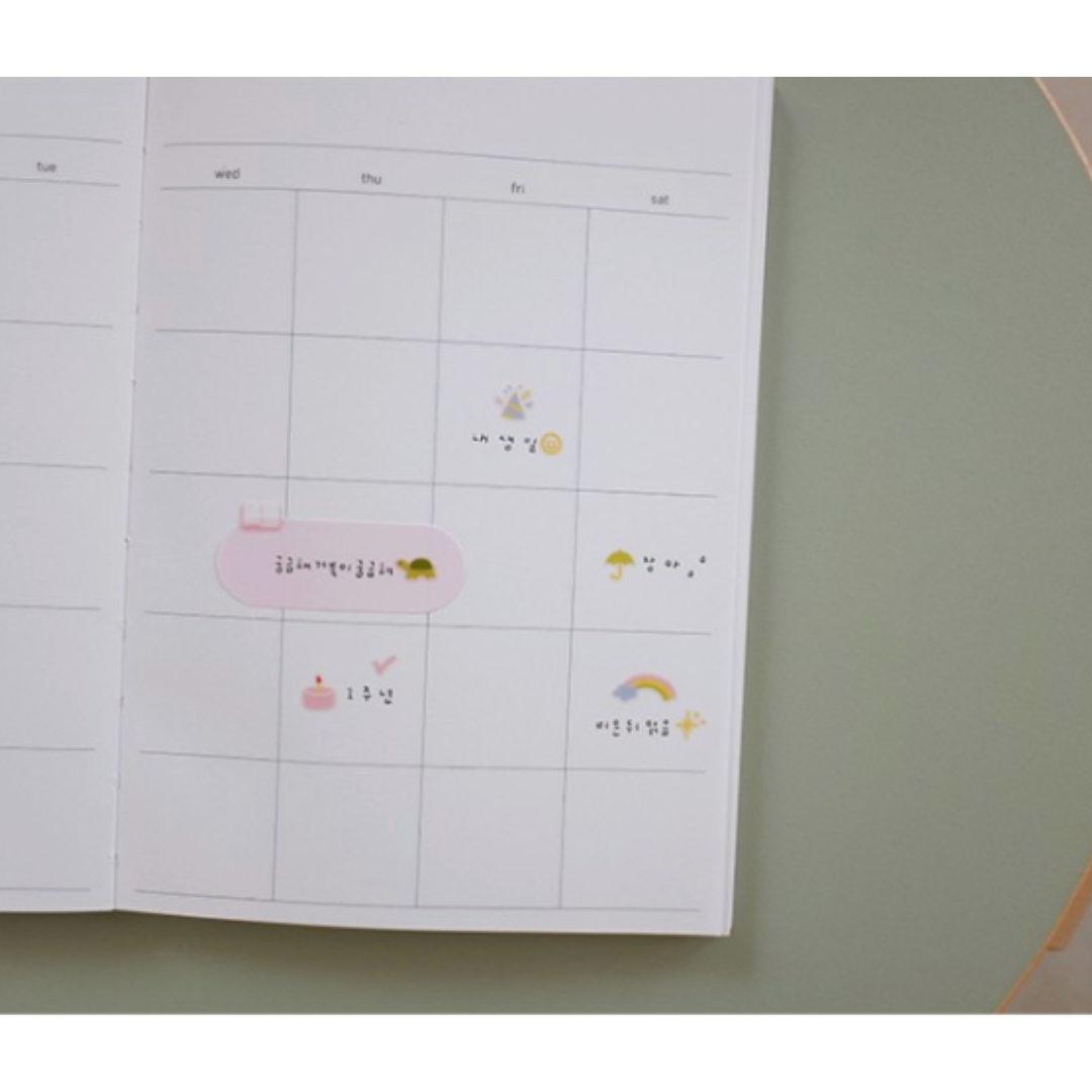 Suatelier Mini Series Sticker — Deco.17 (D-day) — sheet front