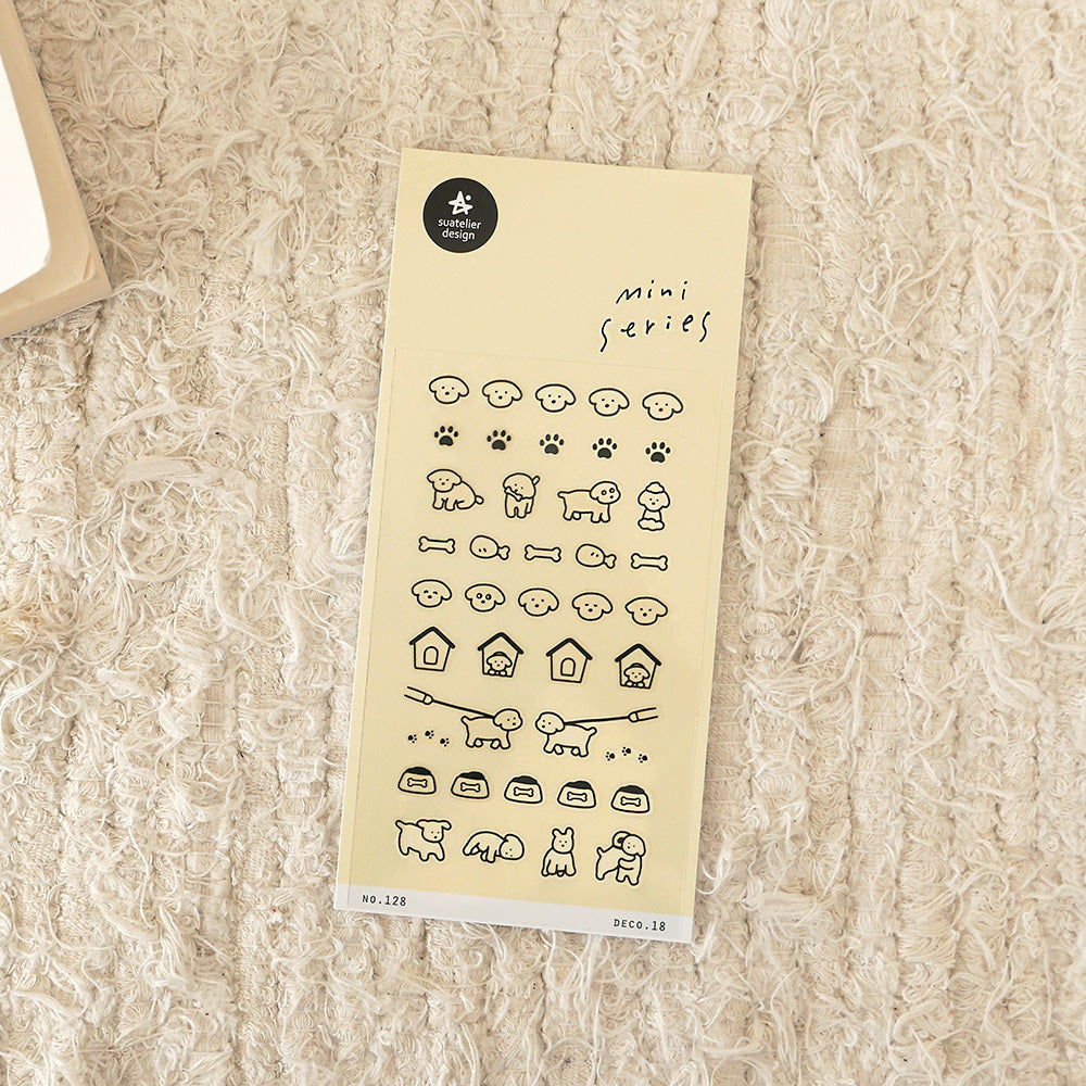 Suatelier Mini Series Sticker — Deco.18 (Dogs.02) — sticker detail