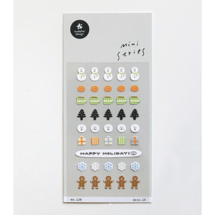 Suatelier Mini Series Sticker — Deco.19 (Christmas) — sticker detail