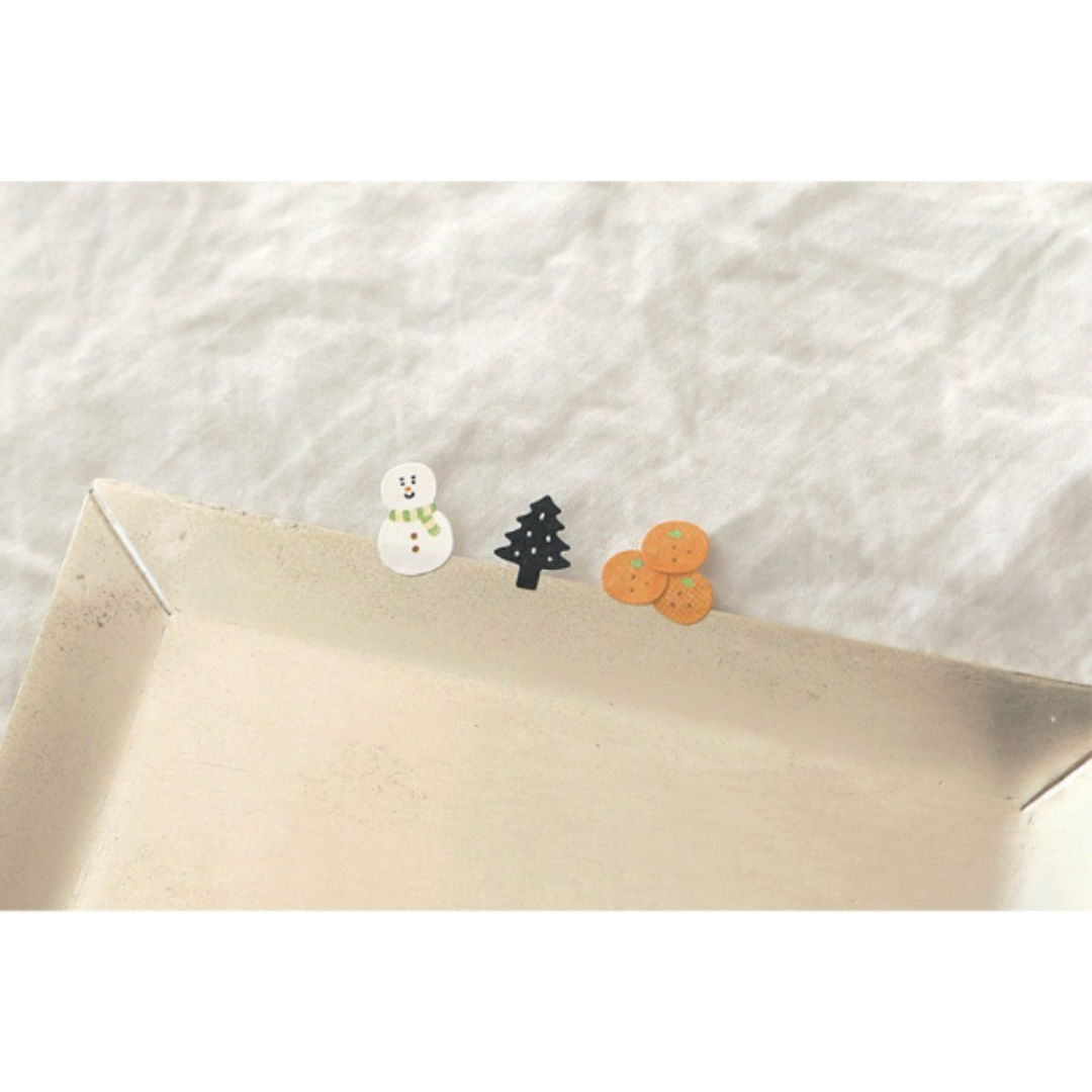 Suatelier Mini Series Sticker — Deco.19 (Christmas) — flat lay
