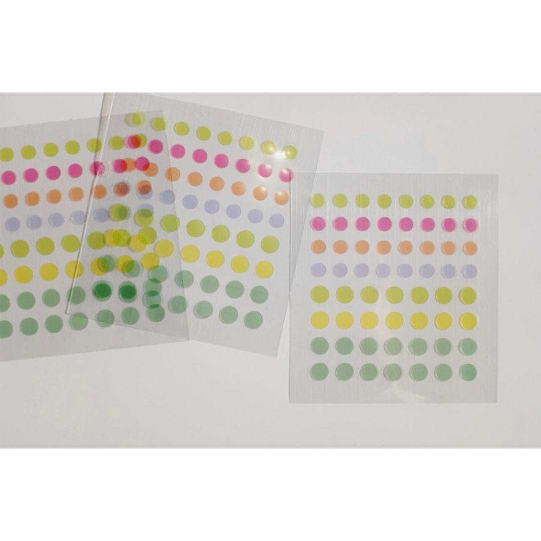 Suatelier Plain Deco Sticker — Plain.77 — applied in a journal