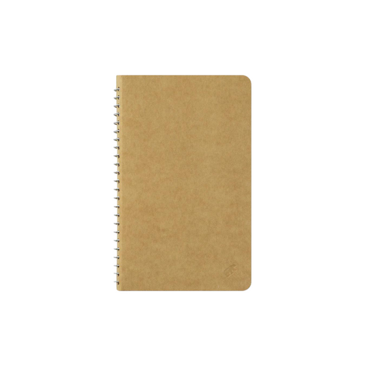 Traveler's Spiral Ring Notebook (A6 Slim) — Blank MD Paper White — in use