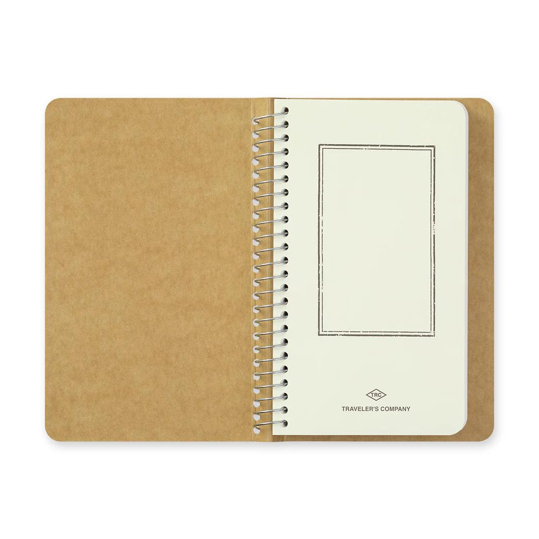 Traveler's Spiral Ring Notebook (A6 Slim) — Blank MD Paper White — detail
