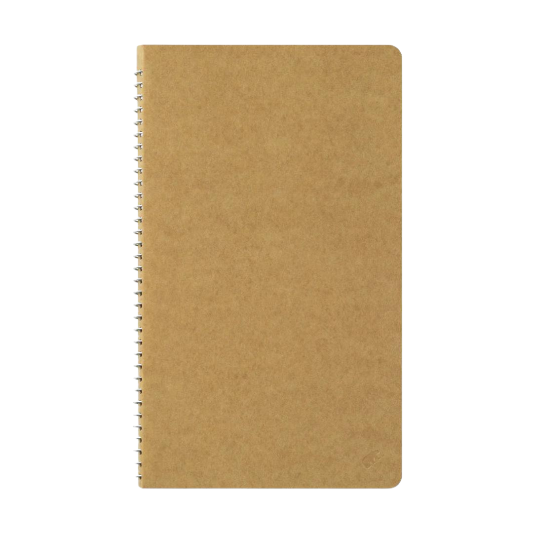 Traveler's Spiral Ring Notebook (A5 Slim) — Blank MD Paper White — in use