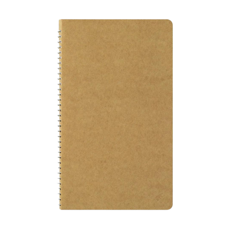 Traveler's Spiral Ring Notebook (A5 Slim) — Blank MD Paper White — in use