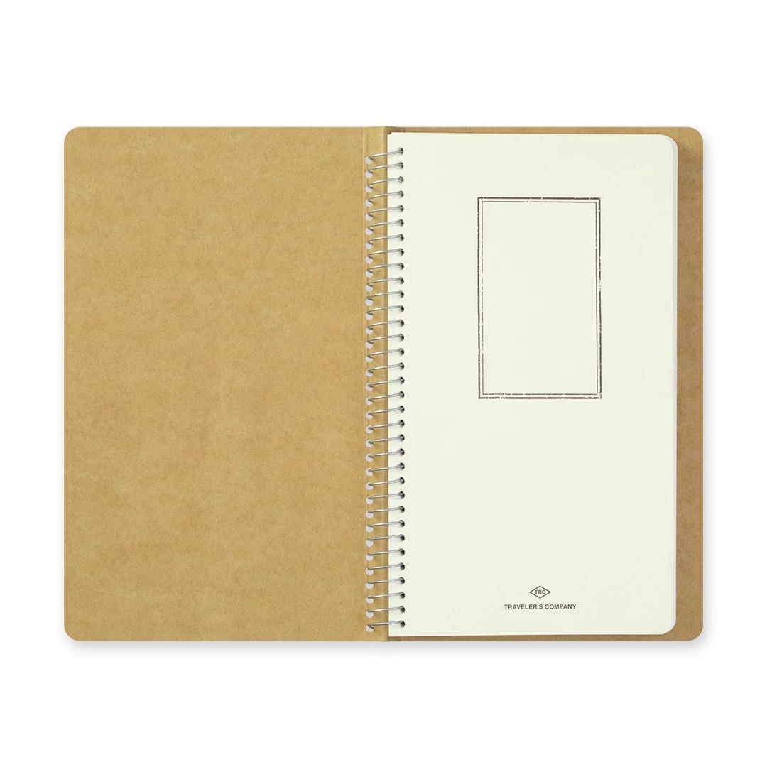 Traveler's Spiral Ring Notebook (A5 Slim) — Blank MD Paper White — size reference