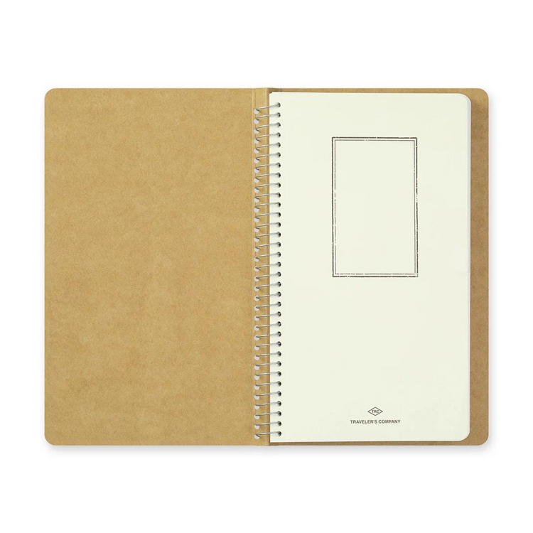 Traveler's Spiral Ring Notebook (A5 Slim) — Blank MD Paper White — size reference