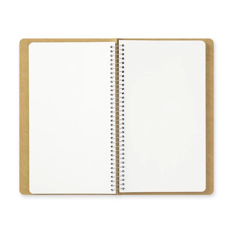 Traveler's Spiral Ring Notebook (A5 Slim) — Blank MD Paper White — detail