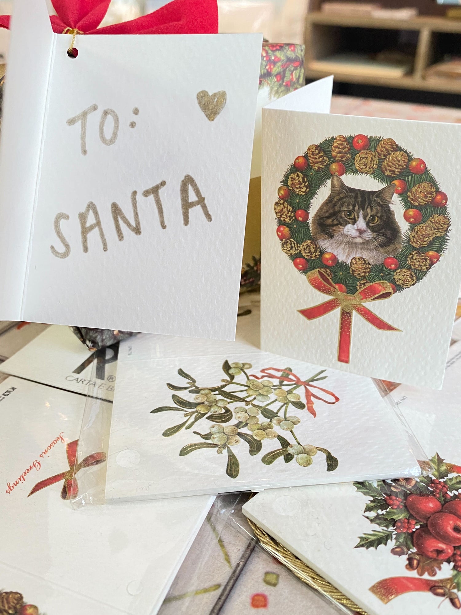 Washi Wednesday Christmas Gift Tag — with packaging