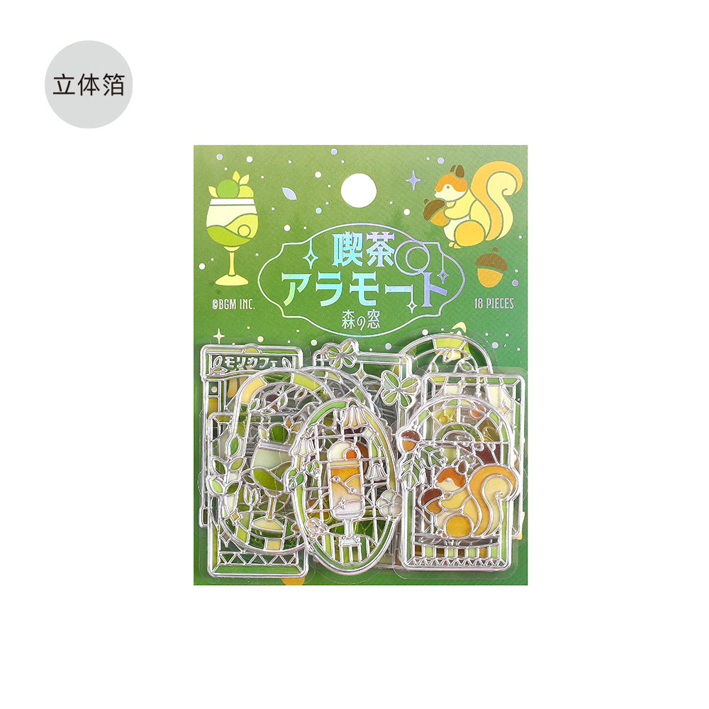 BGM Clear Seal: Café À La Mode: Traveling Window - Forest