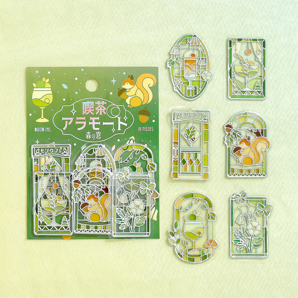BGM Clear Seal: Café À La Mode: Traveling Window - Forest