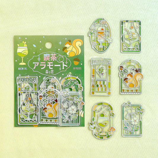 BGM Clear Seal: Café À La Mode: Traveling Window - Forest