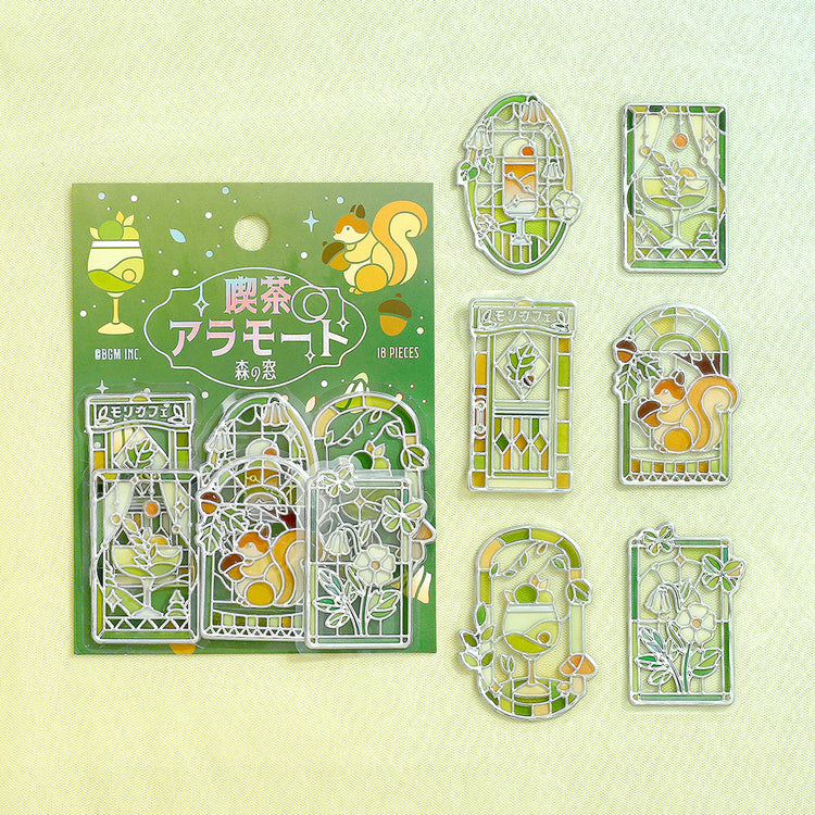 BGM Clear Seal: Café À La Mode: Traveling Window - Forest