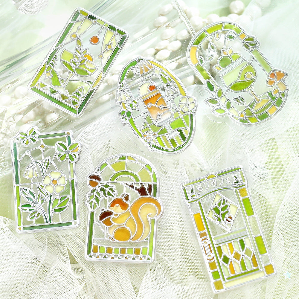 BGM Clear Seal: Café À La Mode: Traveling Window - Forest