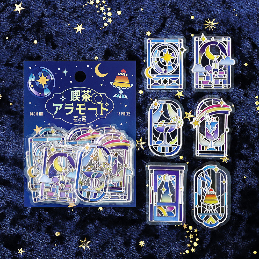 BGM Clear Seal: Café À La Mode: Traveling Window - Night