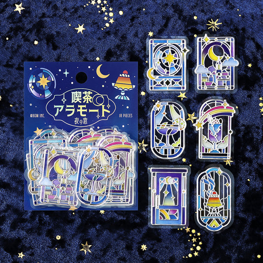 BGM Clear Seal: Café À La Mode: Traveling Window - Night
