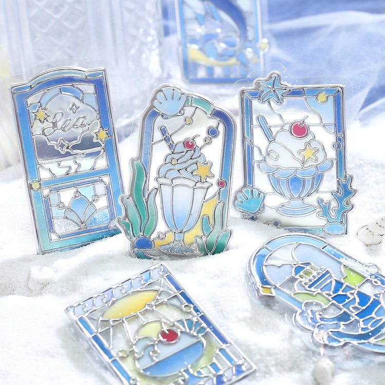 BGM Clear Seal: Café À La Mode: Traveling Window - Ocean