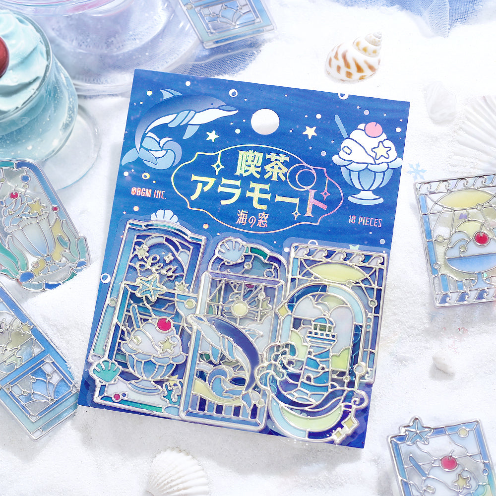 BGM Clear Seal: Café À La Mode: Traveling Window - Ocean