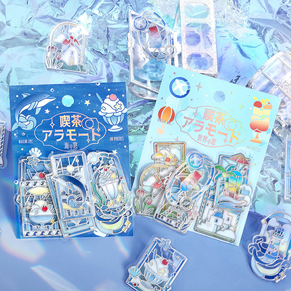 BGM Clear Seal: Café À La Mode: Traveling Window - World