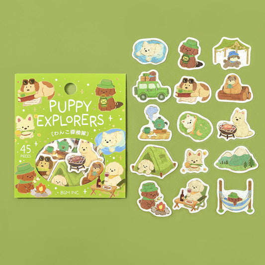 BGM Flakes Seal: Dress-up Animals – Doggie Explorers