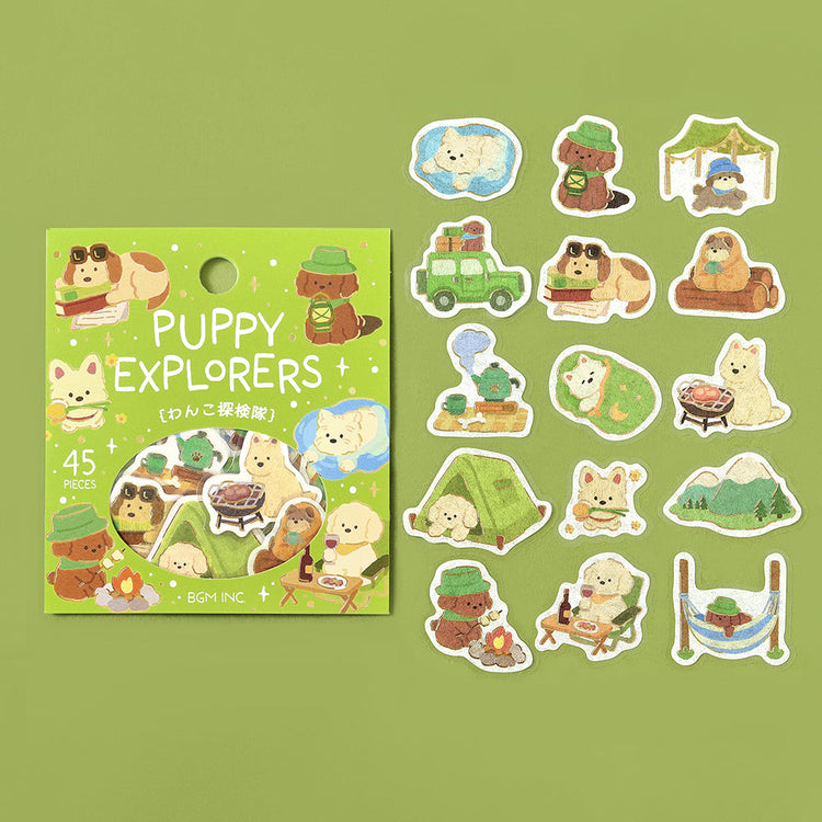 BGM Flakes Seal: Dress-up Animals – Doggie Explorers