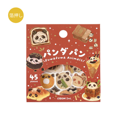 BGM Flakes Seal: Fluffy Animals - Panda Bun