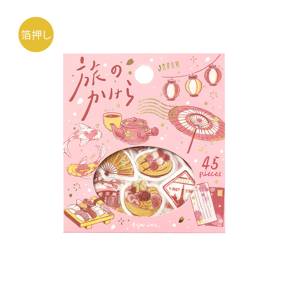 BGM Flakes Seal: Fragments of Travel — To Japan — sheet front