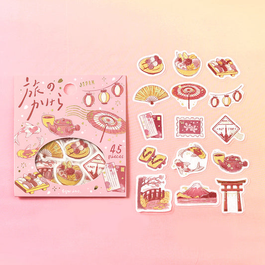 BGM Flakes Seal: Fragments of Travel — To Japan — sticker detail