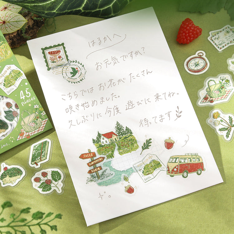 BGM Flakes Seal: Fragments of Travel — To the Forest — with packaging