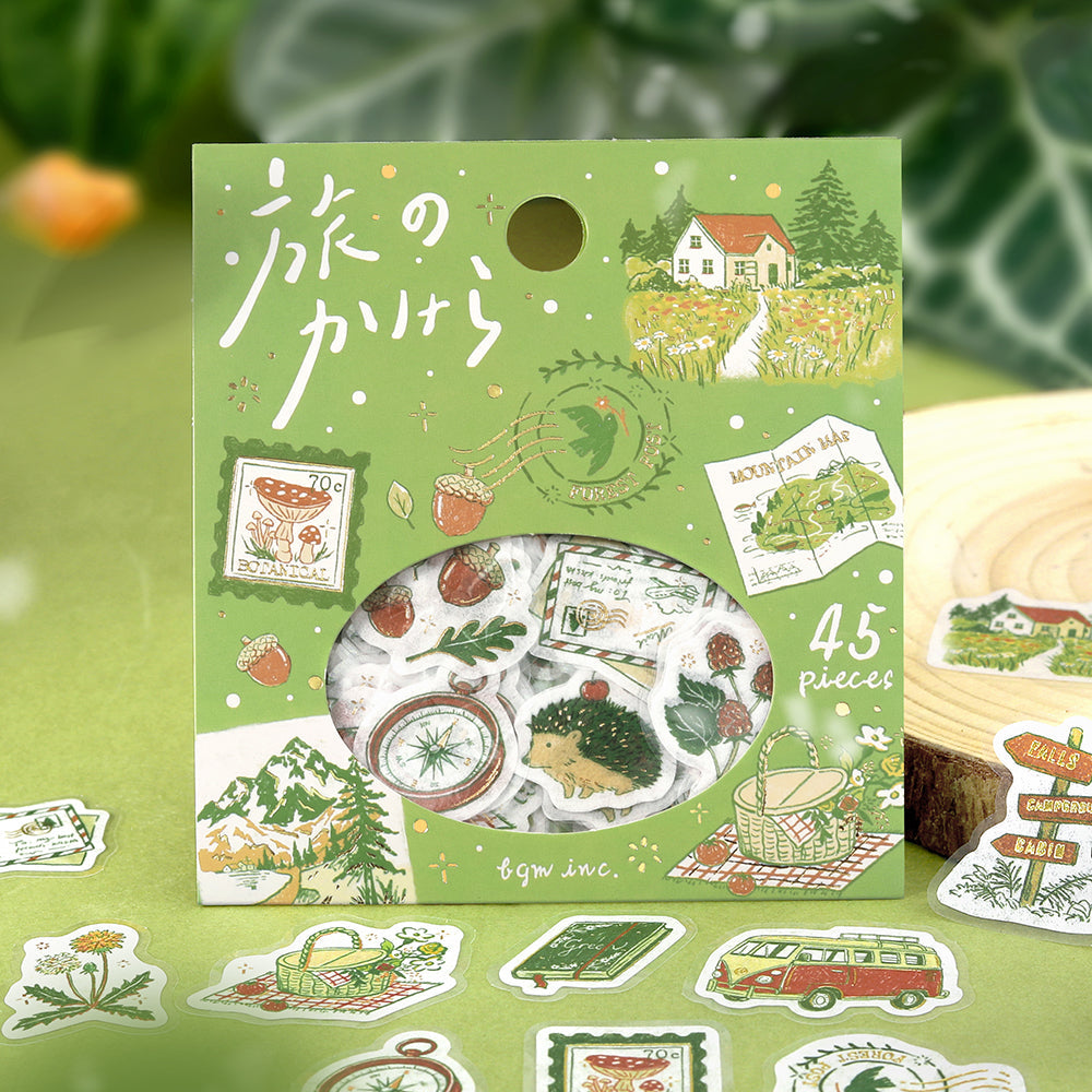 BGM Flakes Seal: Fragments of Travel — To the Forest — close-up