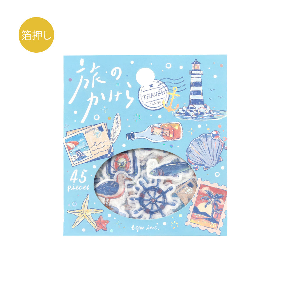 BGM Flakes Seal: Fragments of Travel — To the Sea — sheet front