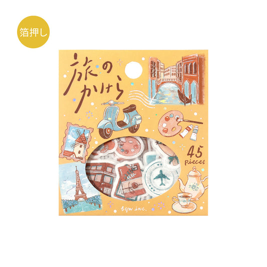 BGM Flakes Seal: Fragments of Travel — To the World — sheet front