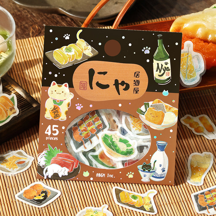 BGM Flakes Seal: Itadakimeow! – Cat Izakaya