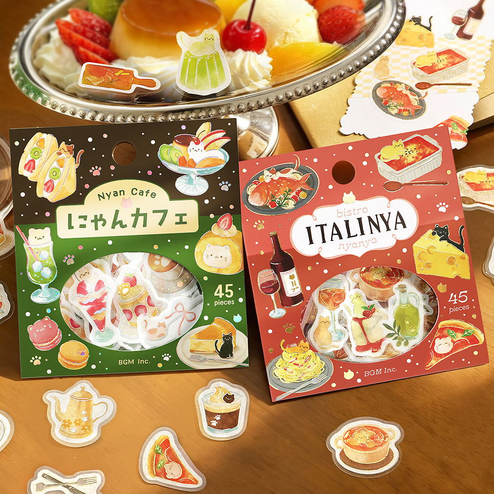 BGM Flakes Seal: Itadakimeow! – Italian Cat Restaurant