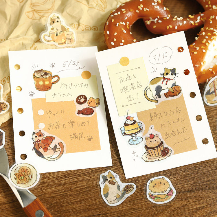 BGM Flakes Seal: Welcome Meow! — Café Mikeneko — with packaging