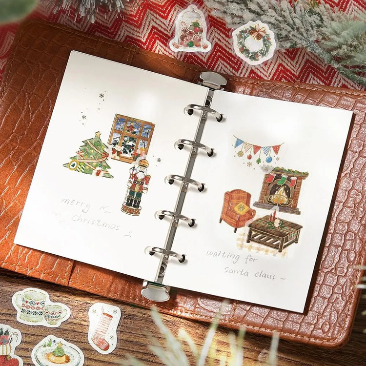 BGM Christmas Flake Seal — The Day We Wait for Santa — with packaging