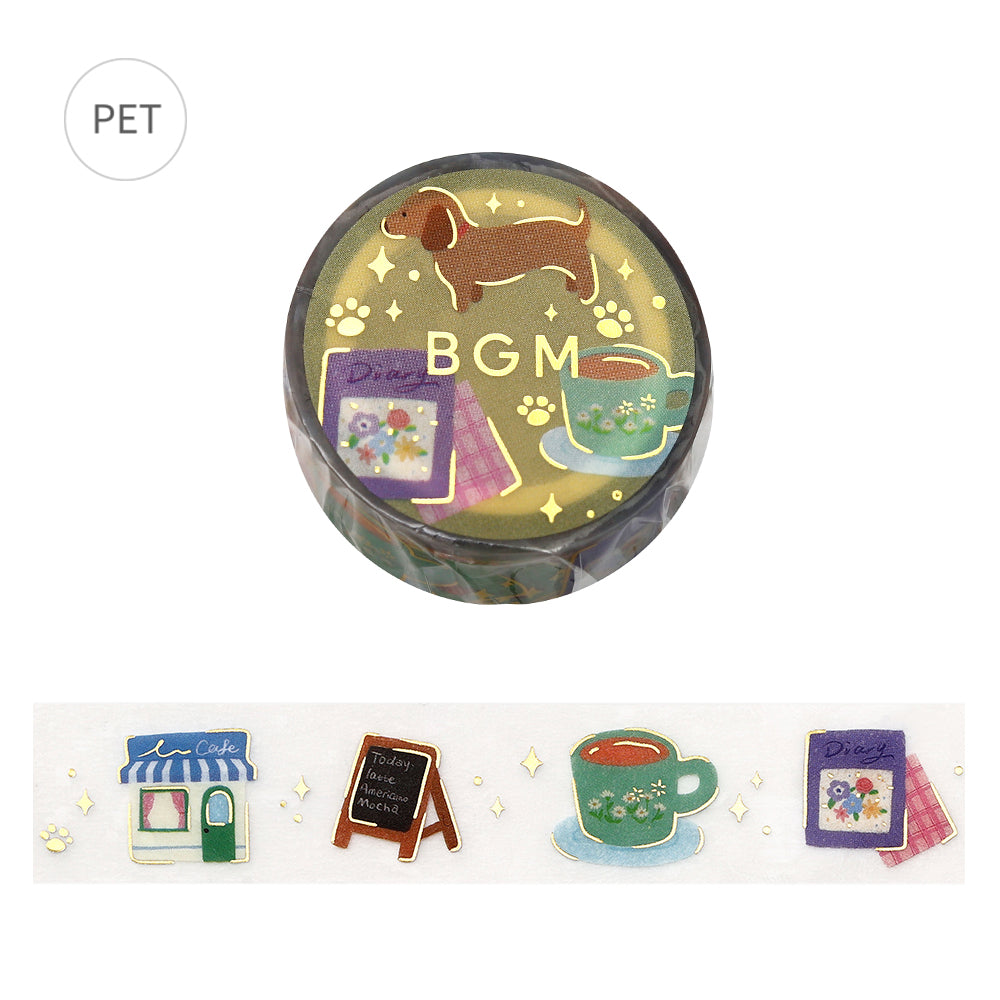 BGM Foil Stamping Clear Tape — Sky Encyclopedia: Little Days — roll front