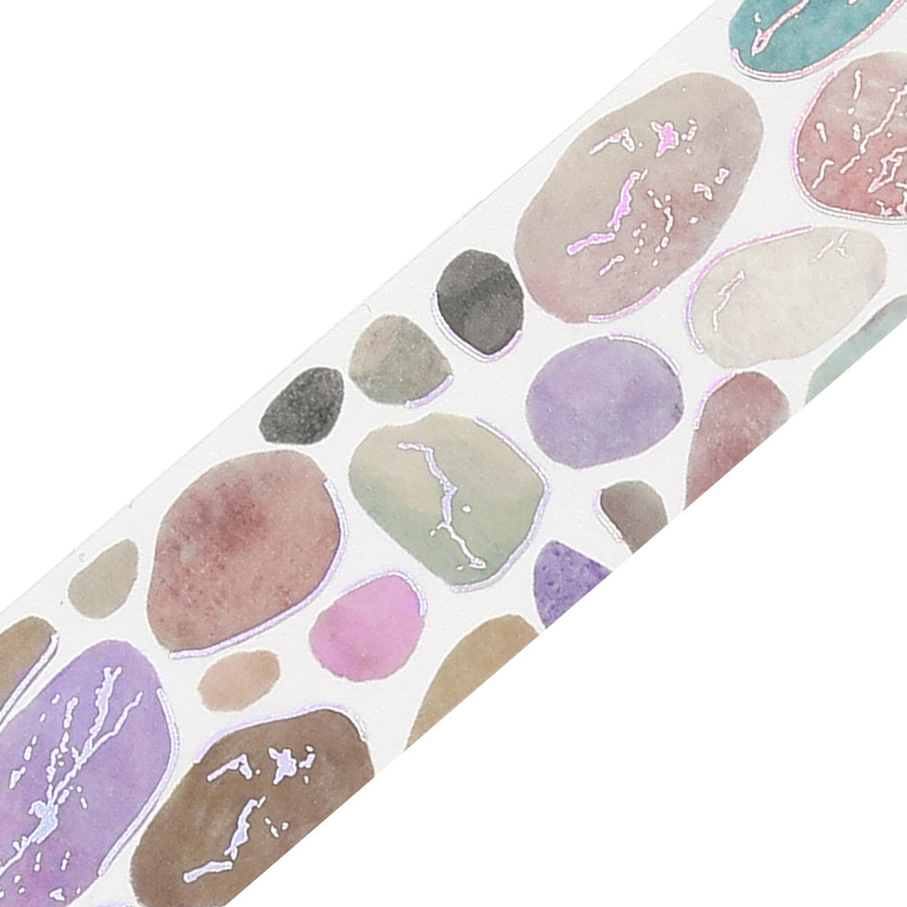 BGM Foil Stamping Clear Tape — Sky Encyclopedia: Pebble — pattern detail